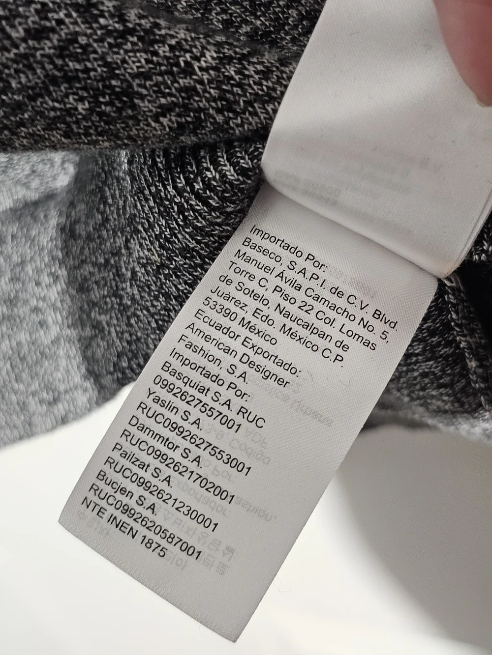 Calvin Klein Men’s Large Gray Marled Quarter-Zip Mock Neck Sweater
